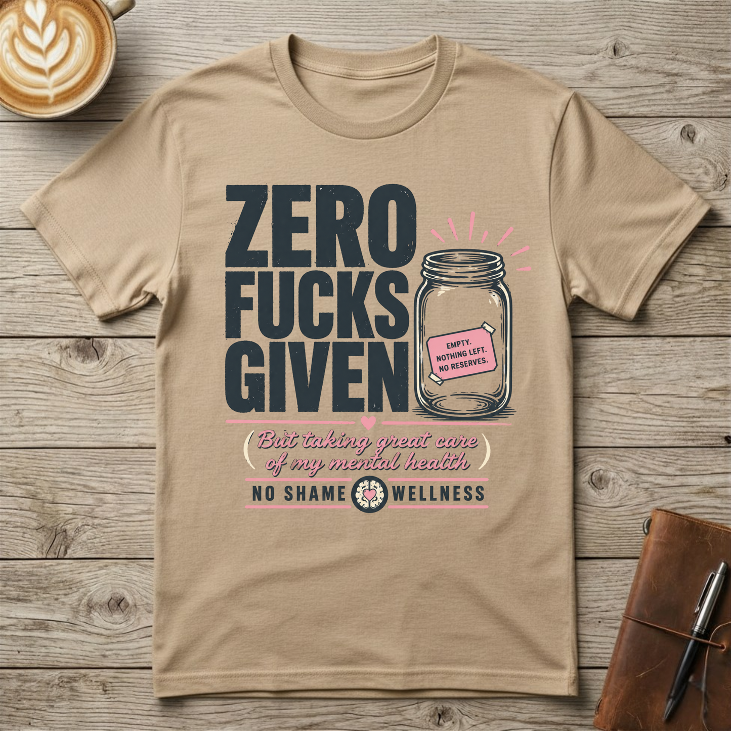 Zero F*cks Given Graphic Tee