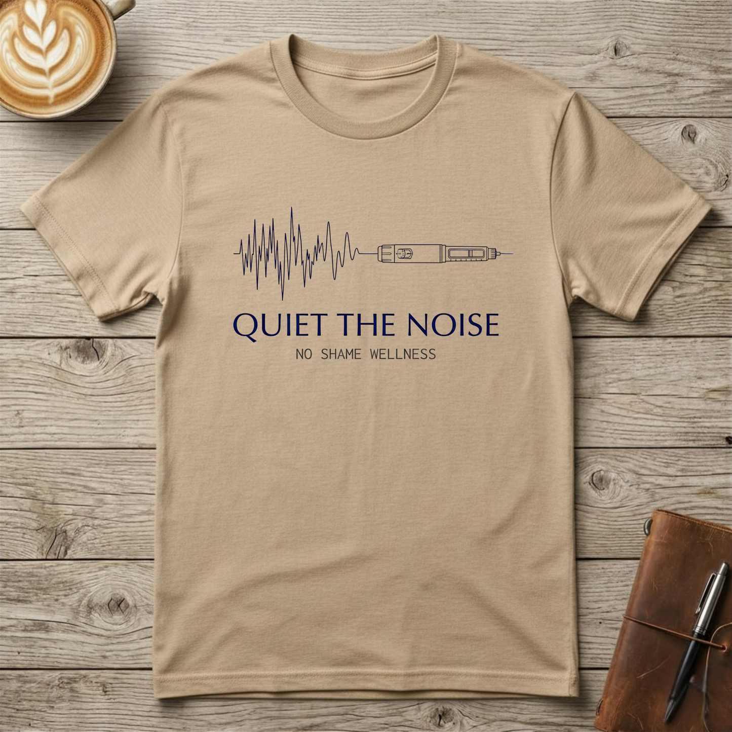 Quiet the Noise GLP-1 Graphic T-Shirt