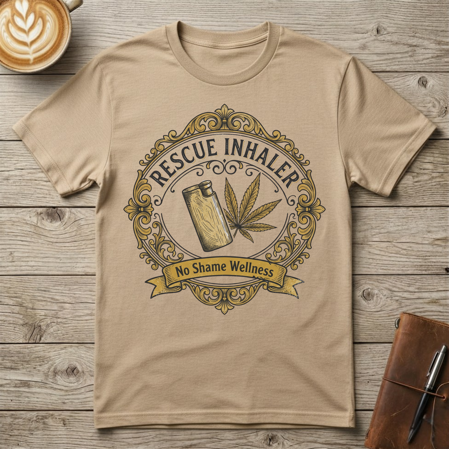Rescue Inhaler Dugout GraphicT-Shirt