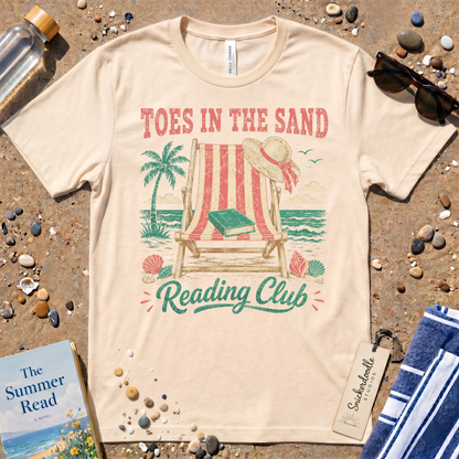 Vintage "Toes in the Sand" Distressed Graphic T-Shirt