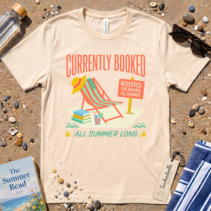 Currently Booked All Summer Long Beach Graphic T-Shirt