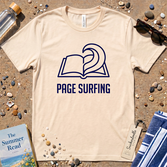 Minimalist Page Surfing  Graphic T-Shirt