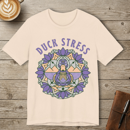 Duck Stress Mandala Graphic Shirt