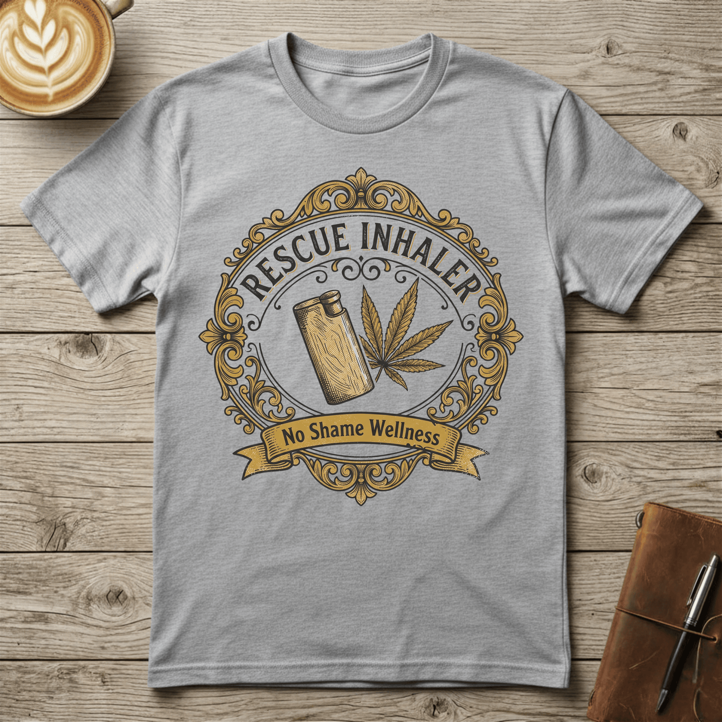 Rescue Inhaler Dugout GraphicT-Shirt