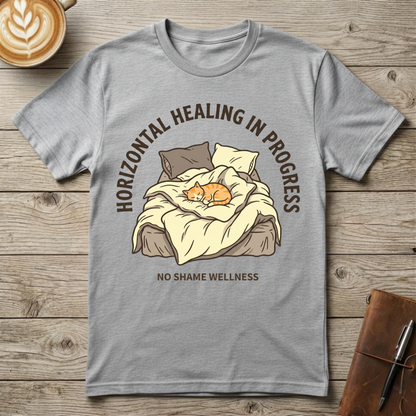 Horizontal Healing in Progress Graphic T-Shirt