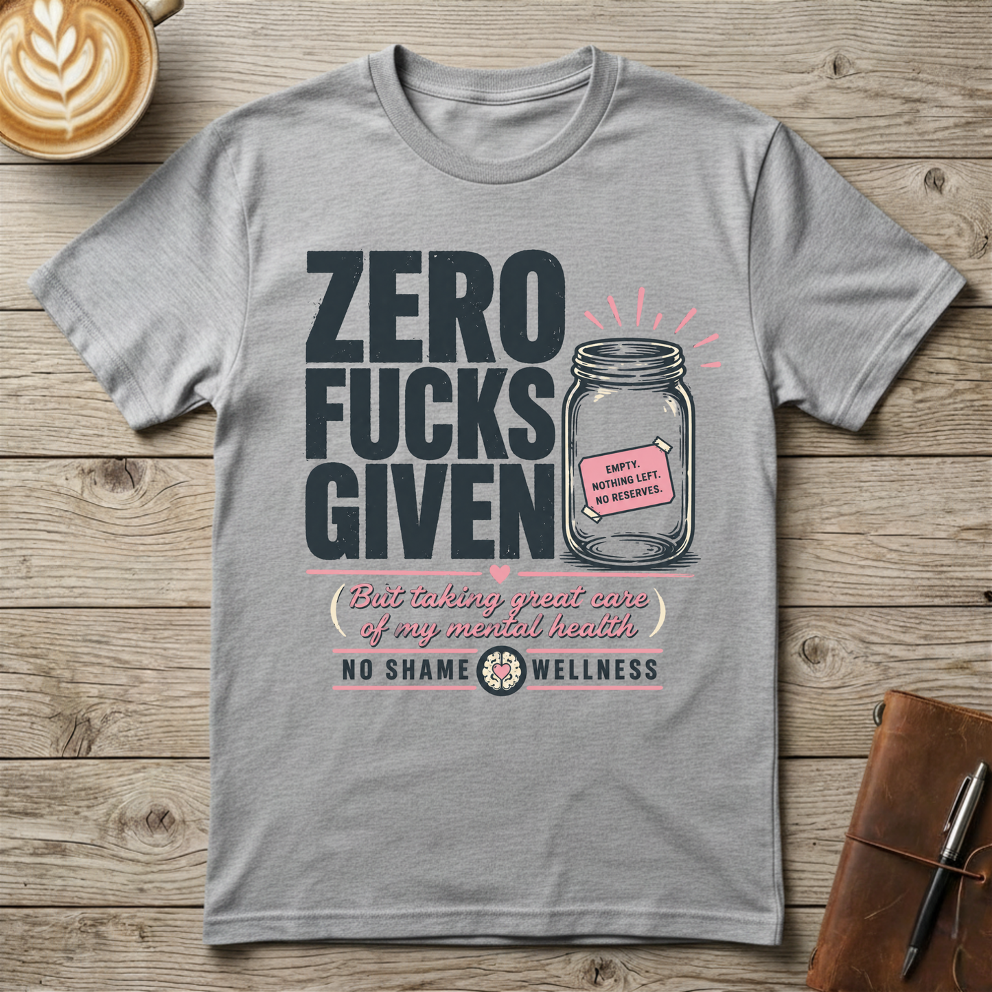 Zero F*cks Given Graphic Tee