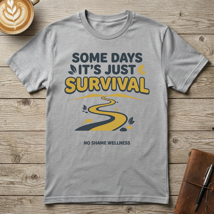 Some Days It's Just Survival Graphic T-Shirt