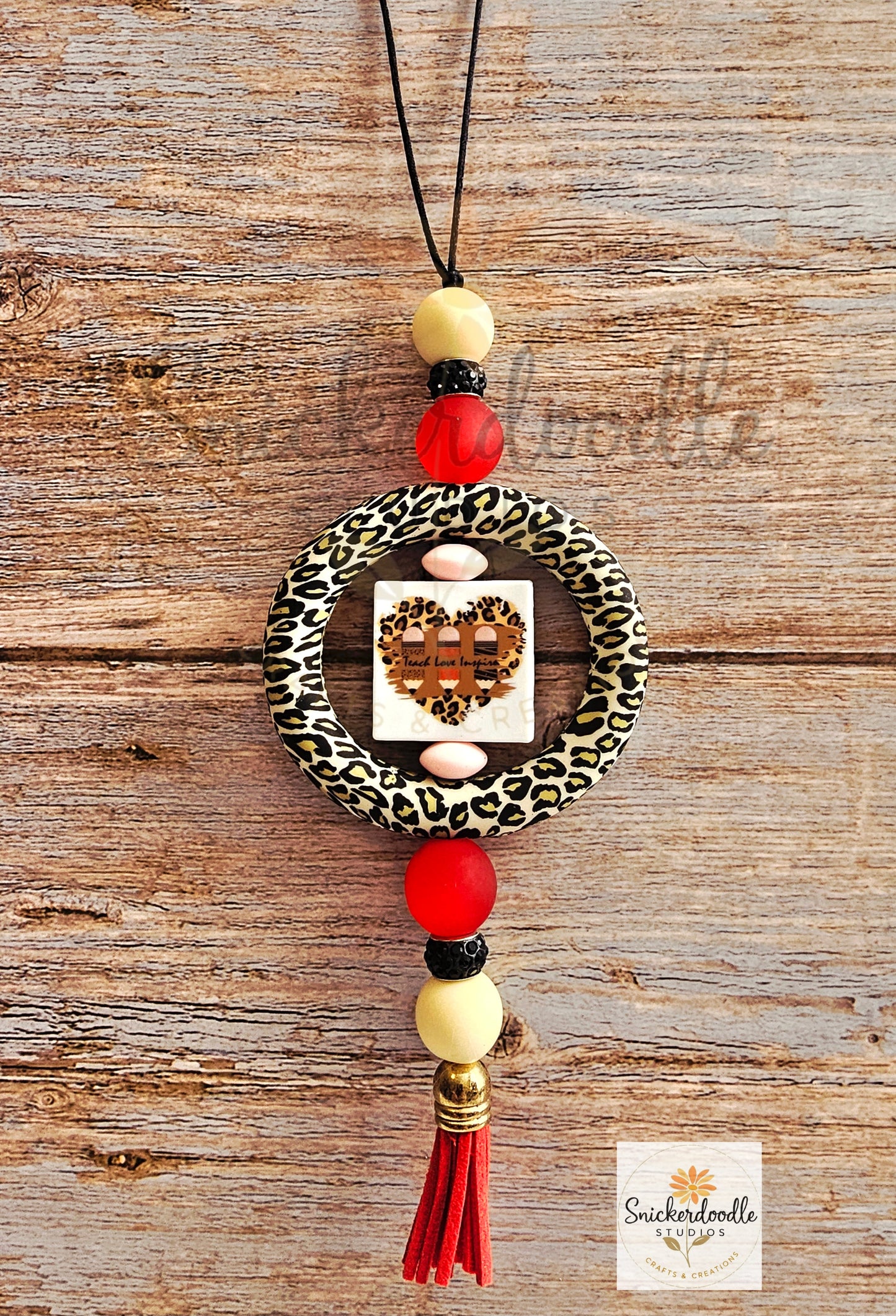 Teach Love Inspire Car Charm