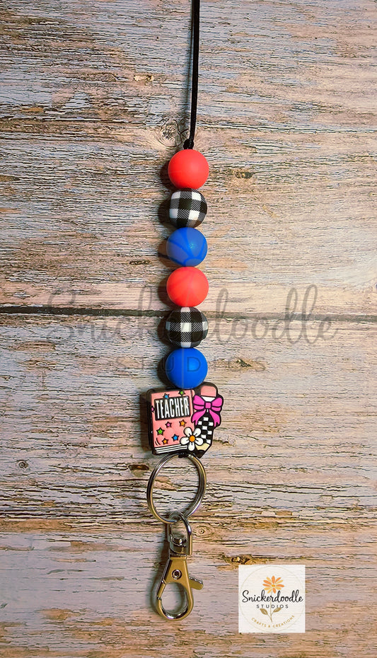 Teacher Pencil Lanyard