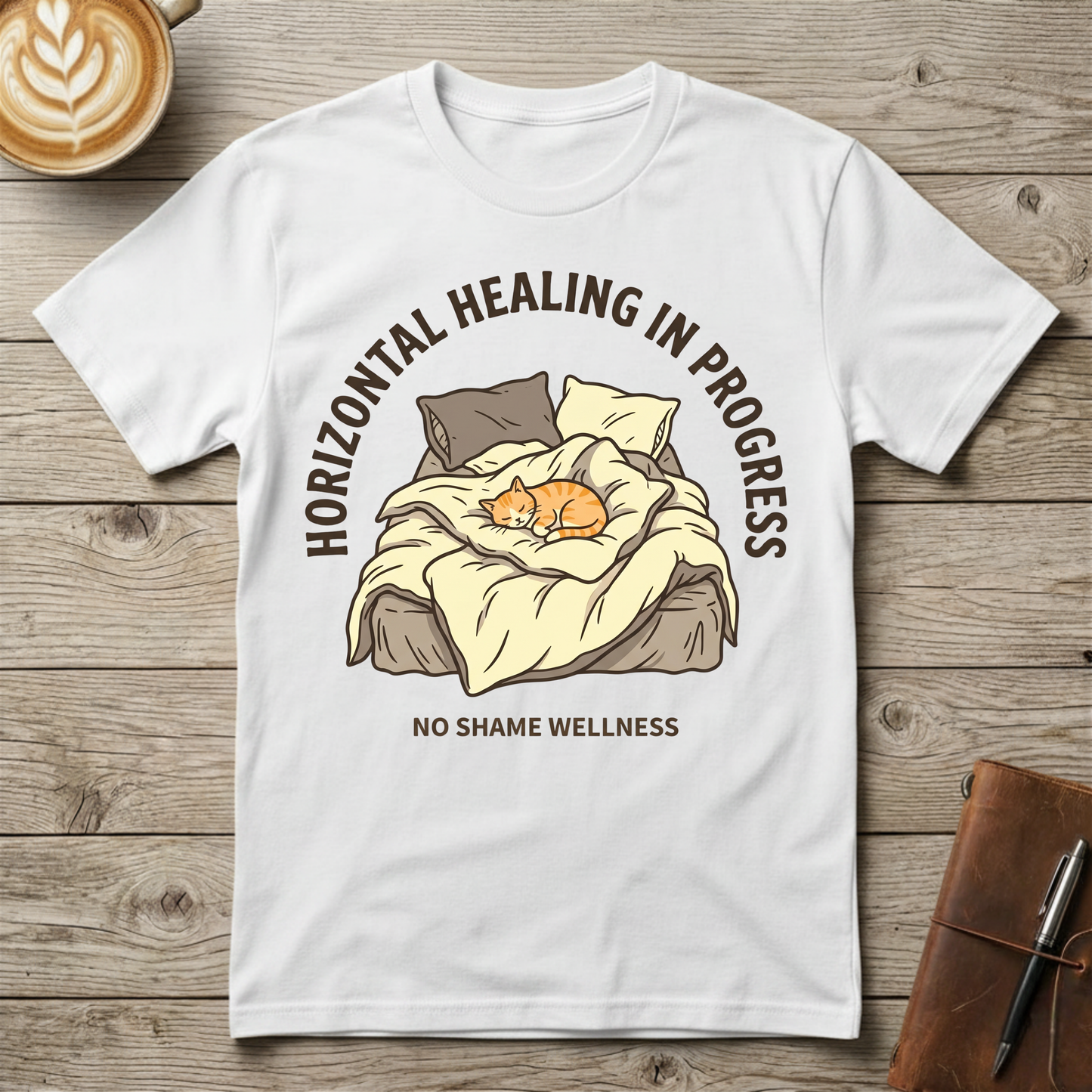 Horizontal Healing in Progress Graphic T-Shirt
