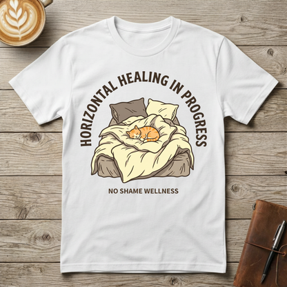Horizontal Healing in Progress Graphic T-Shirt