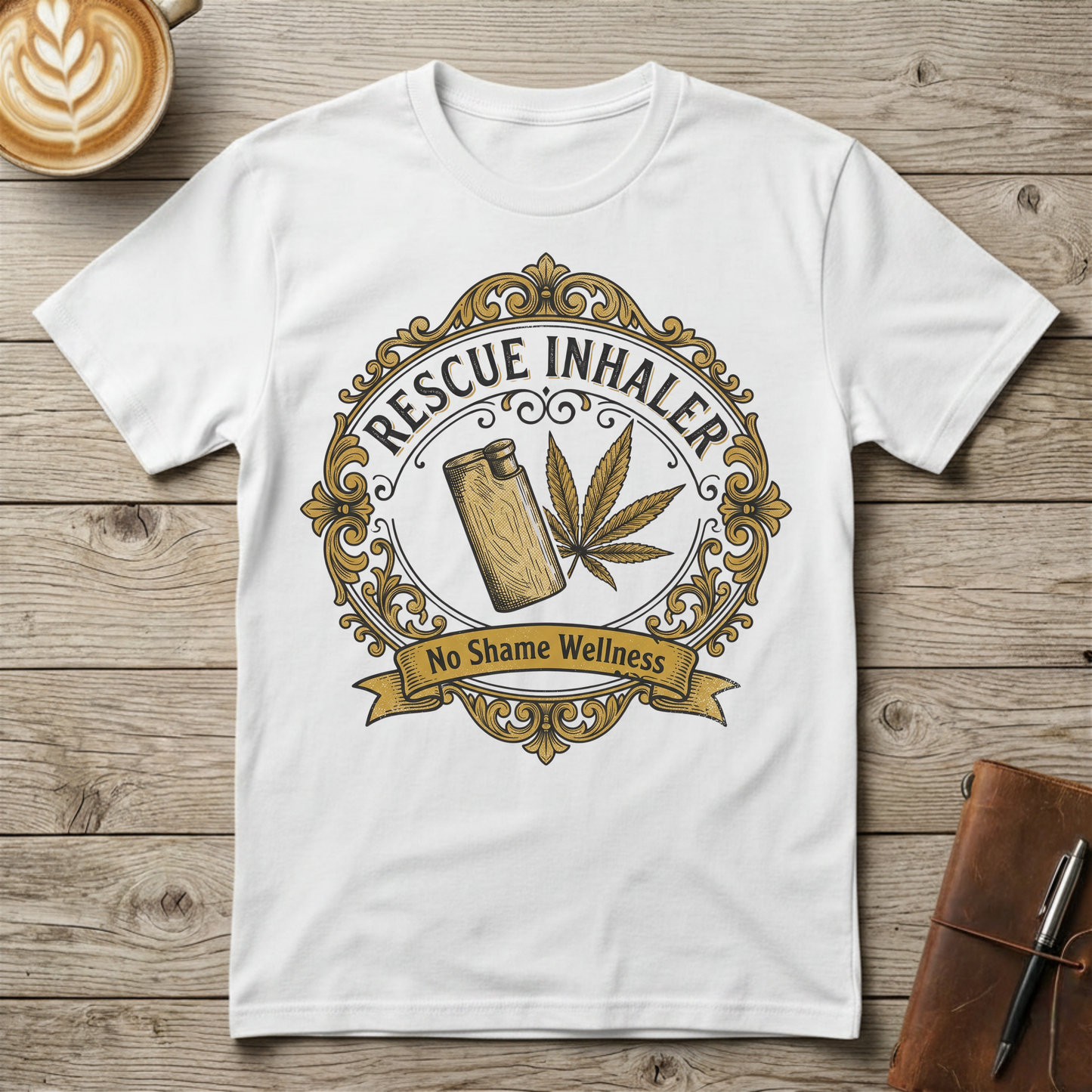 Rescue Inhaler Dugout GraphicT-Shirt