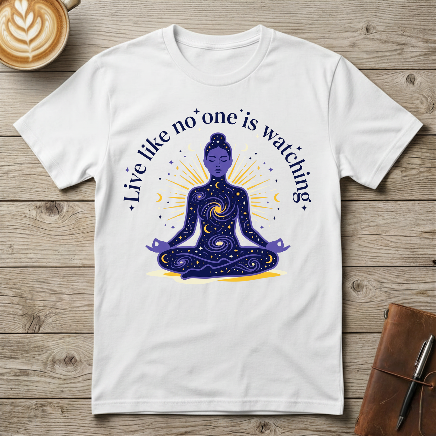 Celestial Meditation Graphic T-Shirt