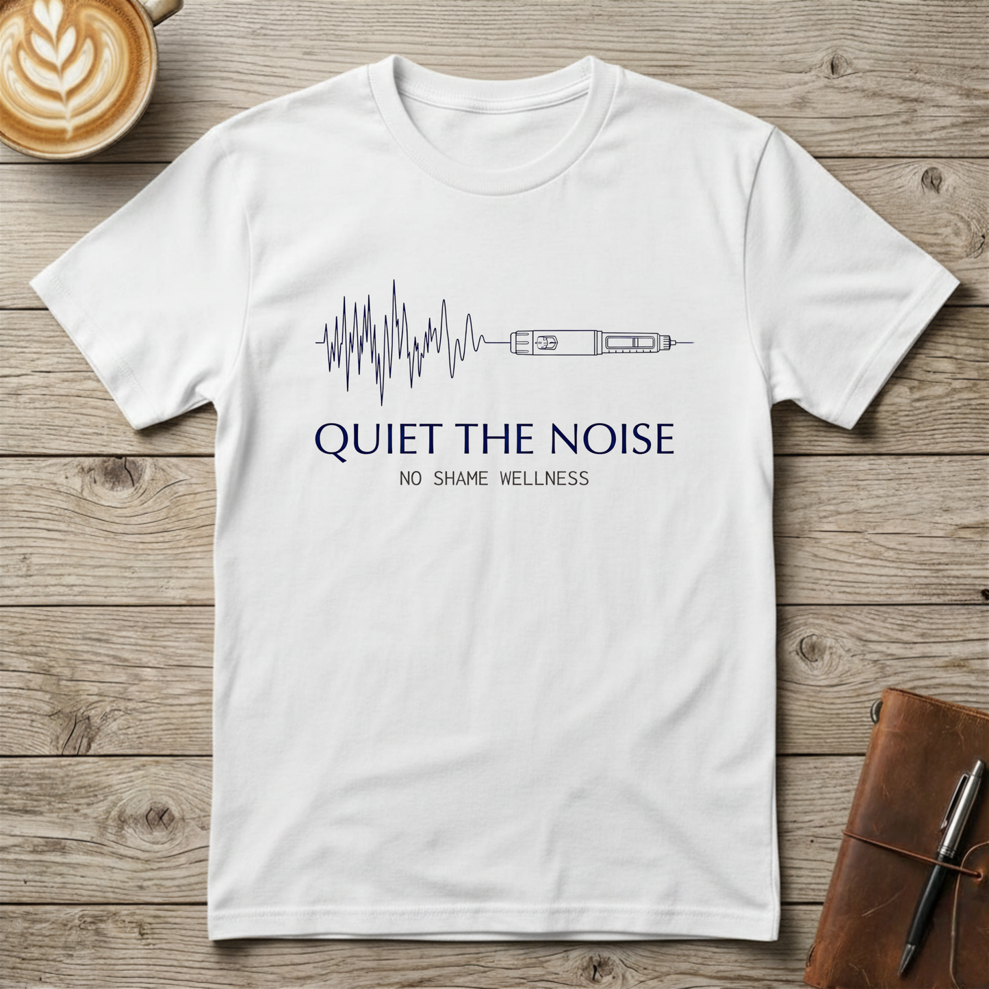 Quiet the Noise GLP-1 Graphic T-Shirt