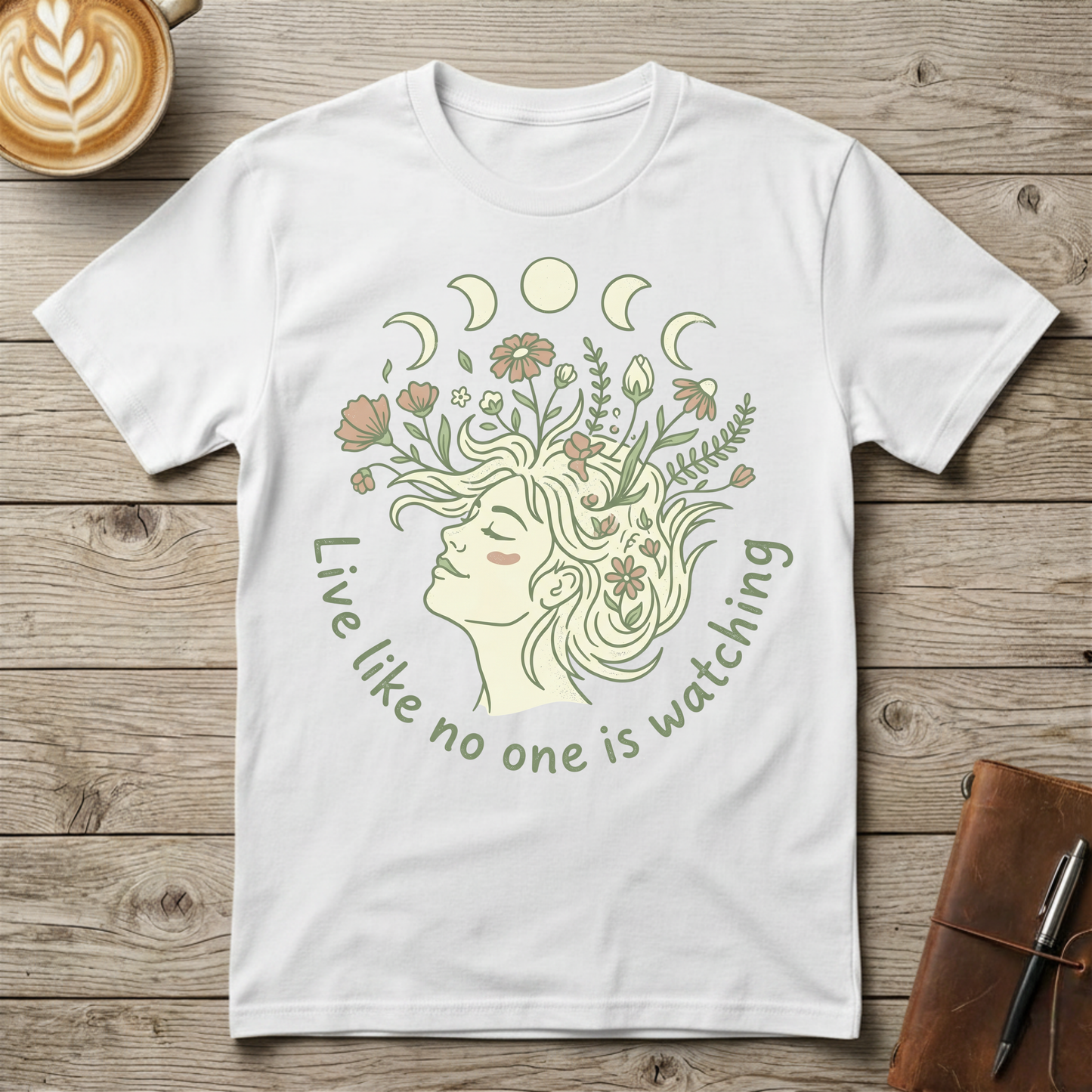 Live Like No One is Watching Graphic T‑Shirt