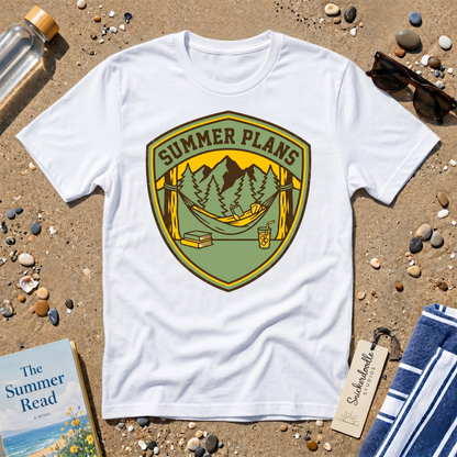 "Summer Plans" Hammock Camping Graphic T-Shirt