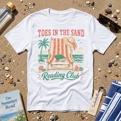 Vintage "Toes in the Sand" Distressed Graphic T-Shirt