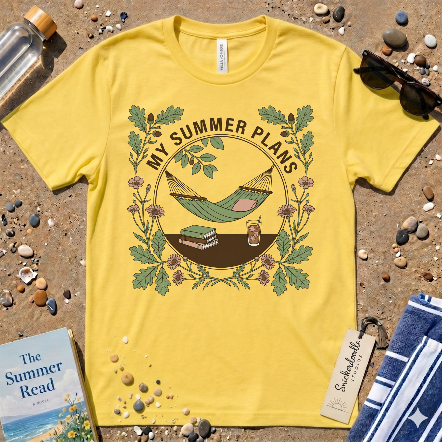 My Summer Plans Hammock Floral Graphic T-Shirt