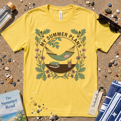 My Summer Plans Hammock Floral Graphic T-Shirt