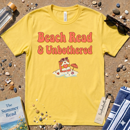 Beach Read & Unbothered Vacation Graphic T-Shirt