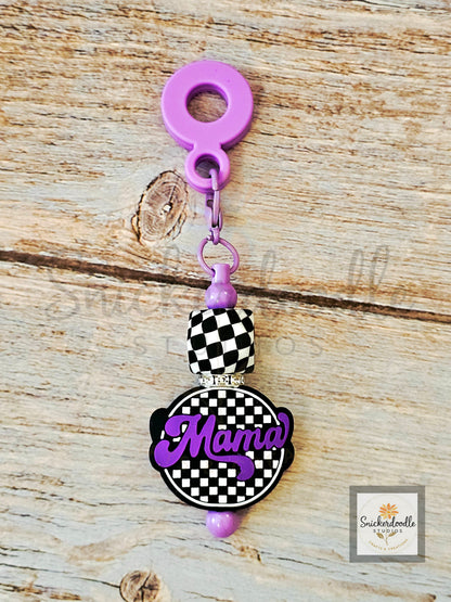 Mom Straw Charms