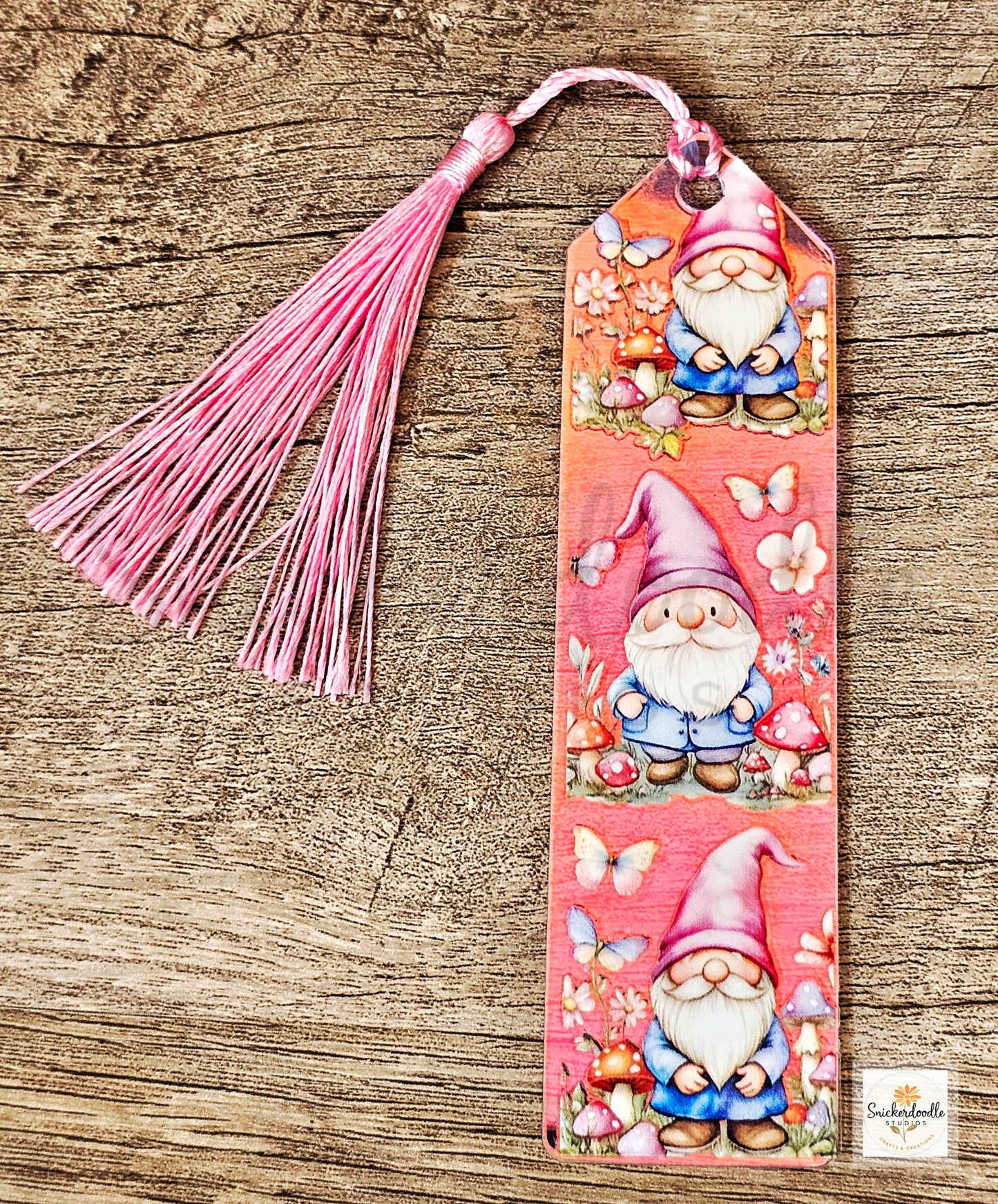 Acrylic Iridescent Gnome Bookmarks
