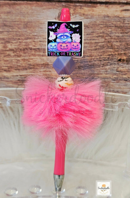 Fluffy Halloween Pens