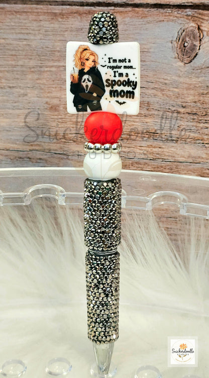 Spooky Ghostface Bling Pens
