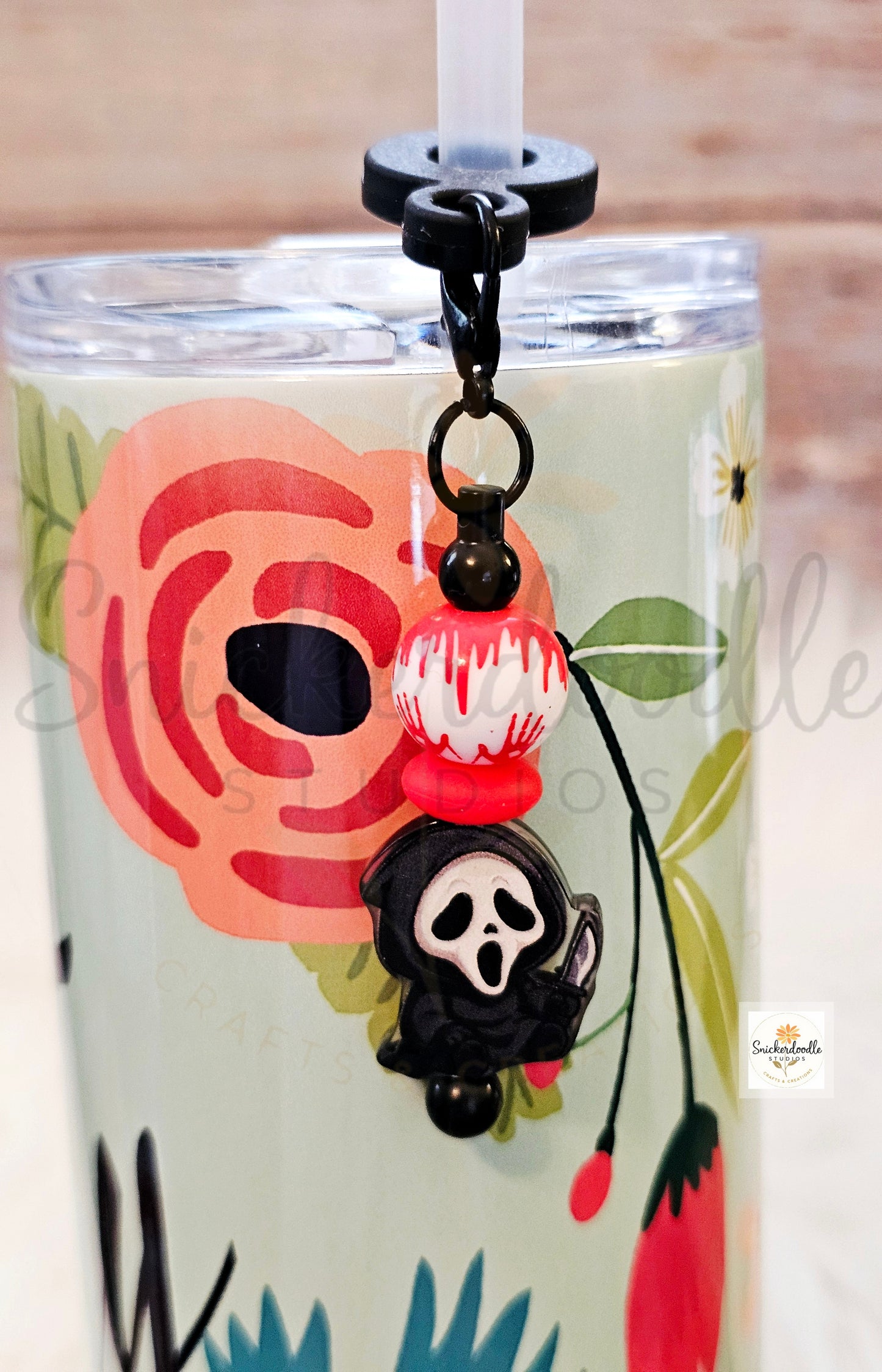 Horror Straw Charms
