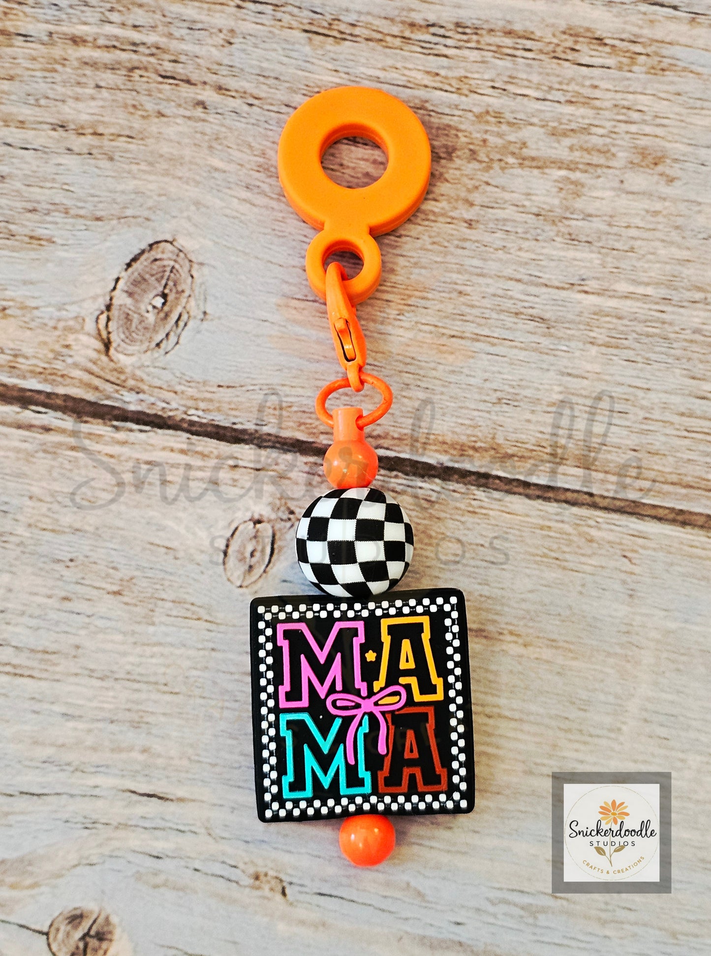 Mom Straw Charms
