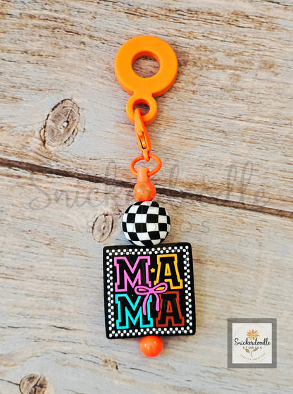 Mom Straw Charms