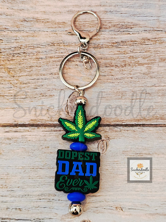 Dopest Dad Keychain