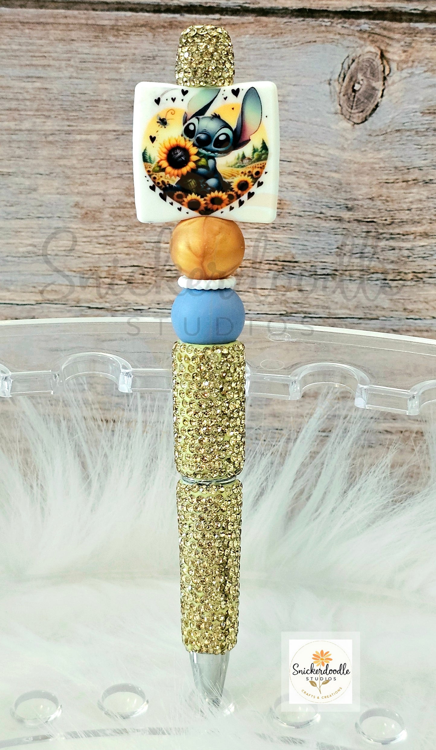 Bling Blue Alien Pens
