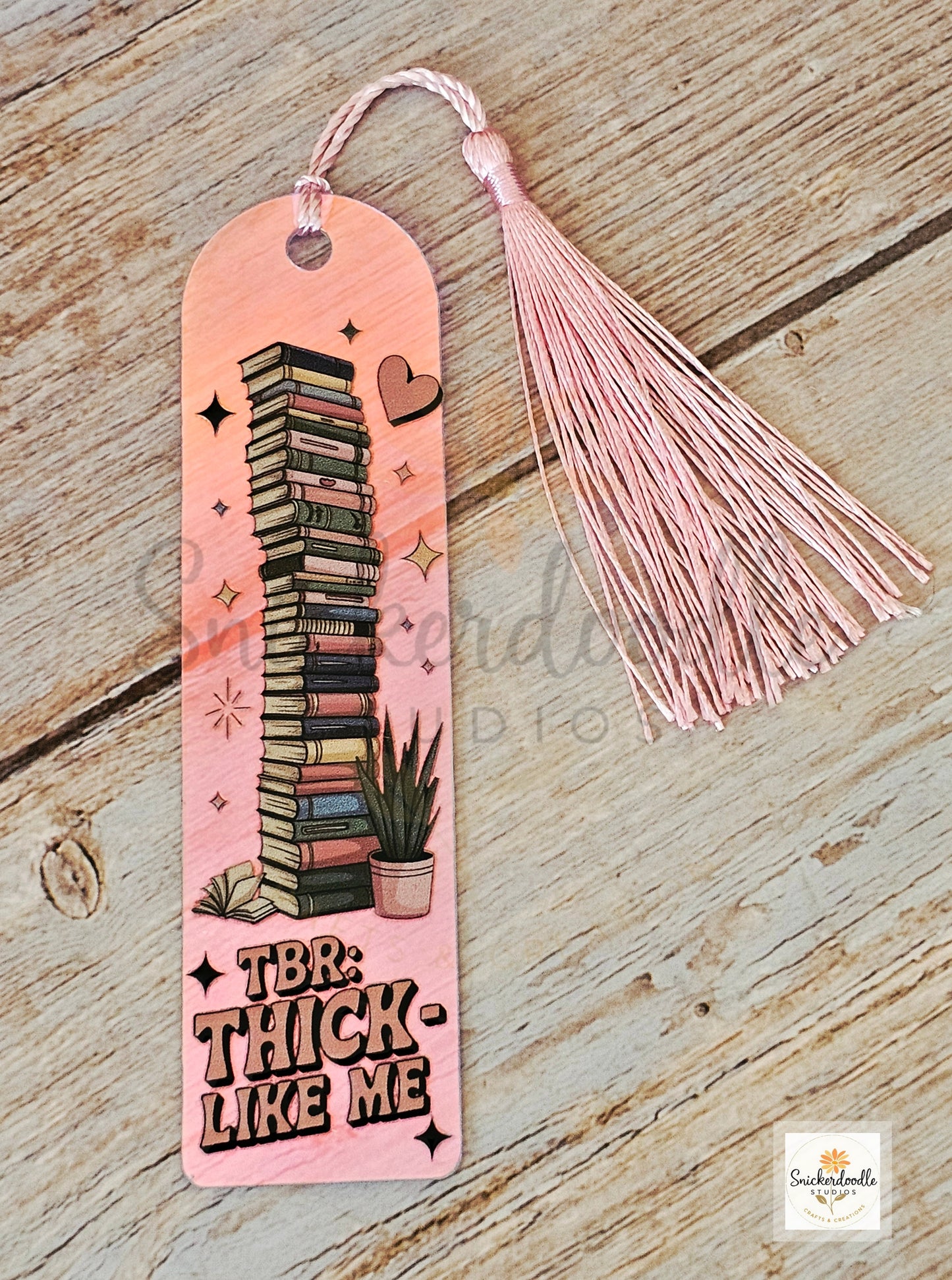 Iridescent Rounded Acrylic Bookmarks