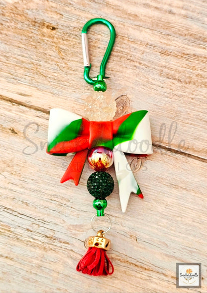 Christmas Large Bow Keychains