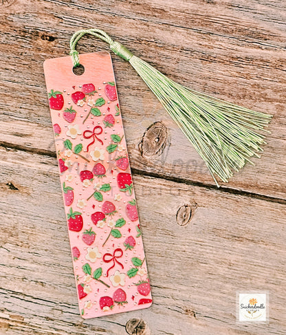 Iridescent Rectangular Acrylic Bookmarks