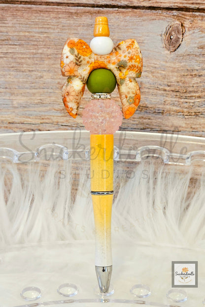 Floral Bow Pens