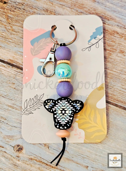 Cow Head Keychains
