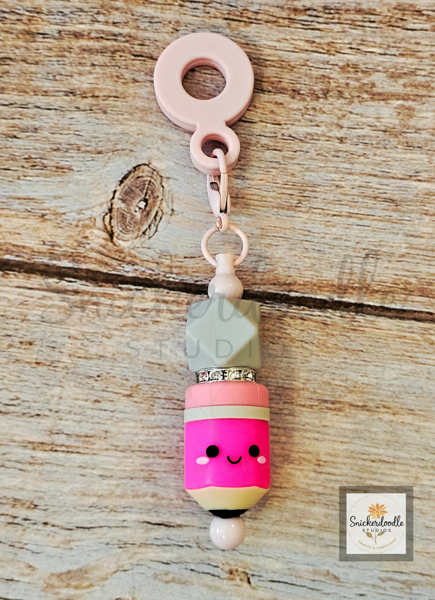 Teacher Straw Charms