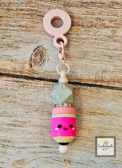 Teacher Straw Charms