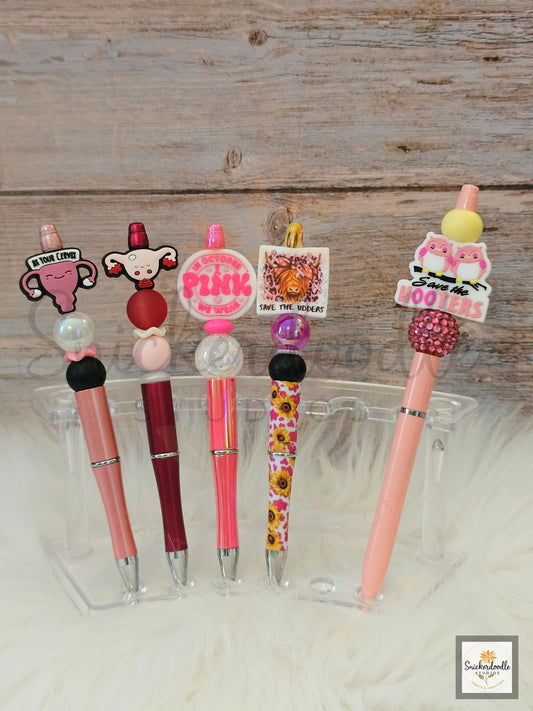 Breast Cancer Awareness/Uterus Pens