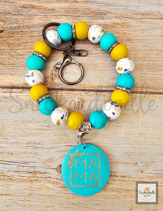 Turquoise Mama Wristlet