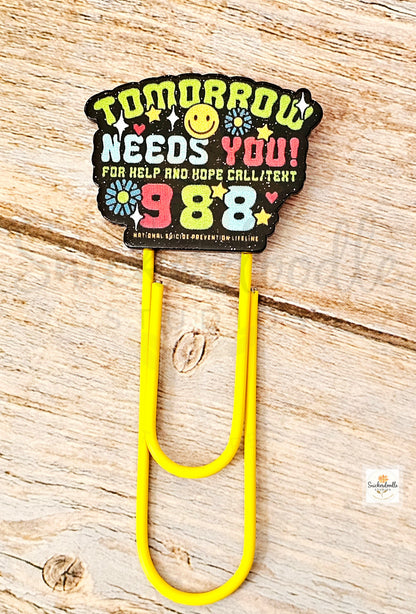 Large Paperclip Bookmarks