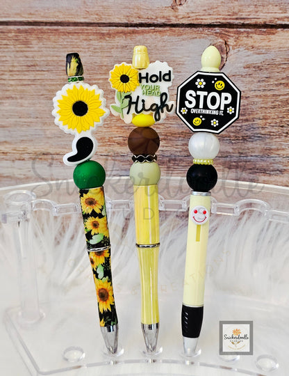 Supportive Sunflower Pens