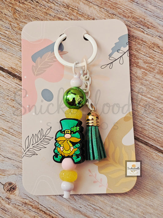 Lucky Gnome Keychain