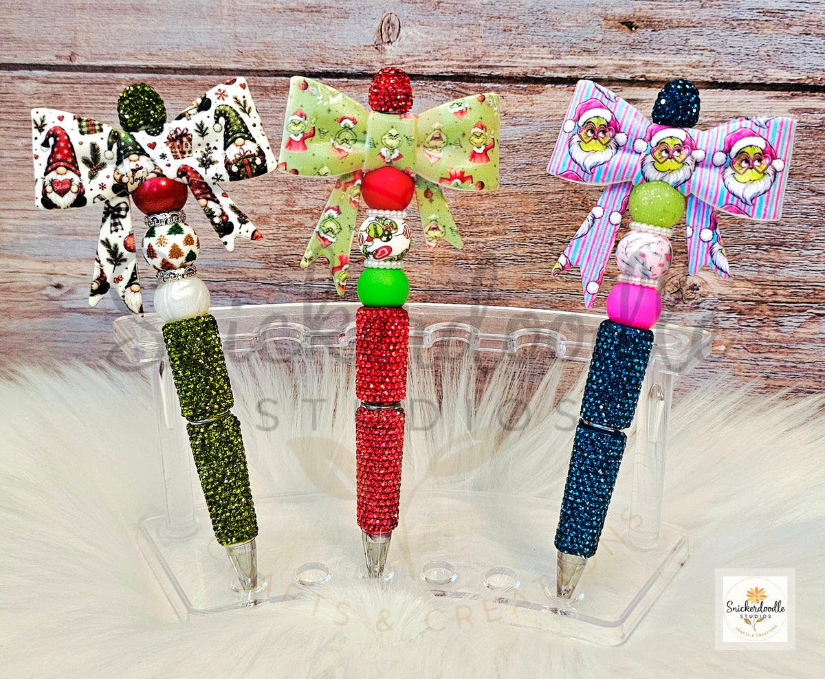 Holiday Bling Bowtique Pens