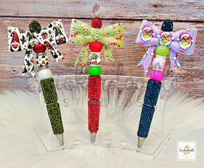 Holiday Bling Bowtique Pens