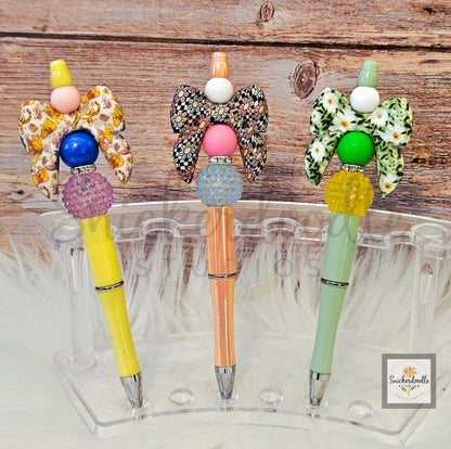 Floral Bow Pens