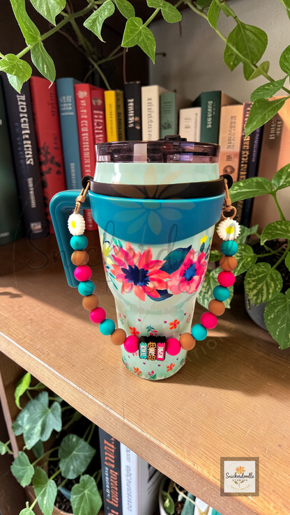 Tumbler Strap, Cup Charm, & Straw Charm