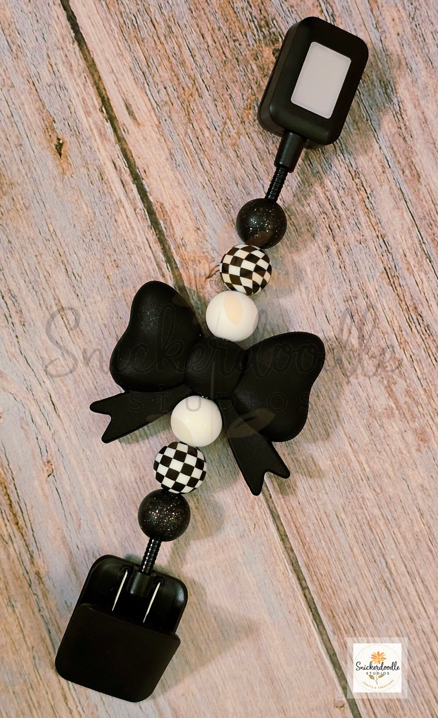 Black Bow & Checkers Booklight